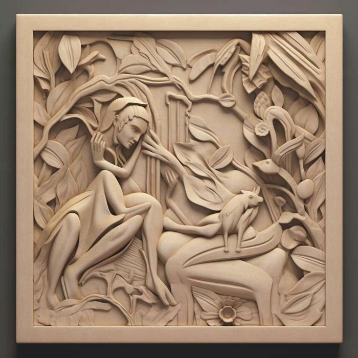 نموذج ثلاثي الأبعاد لآلة CNC 3D Art 